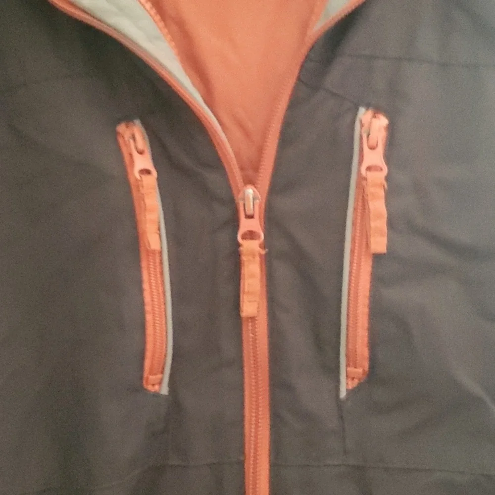 Children's Place Thermolite Orange‎ and Grey Midweight Jacket Size 7/8